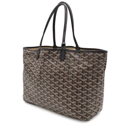 Goyard Saint Louis PM Tote Shoulder Bag Leather Black White — view 2