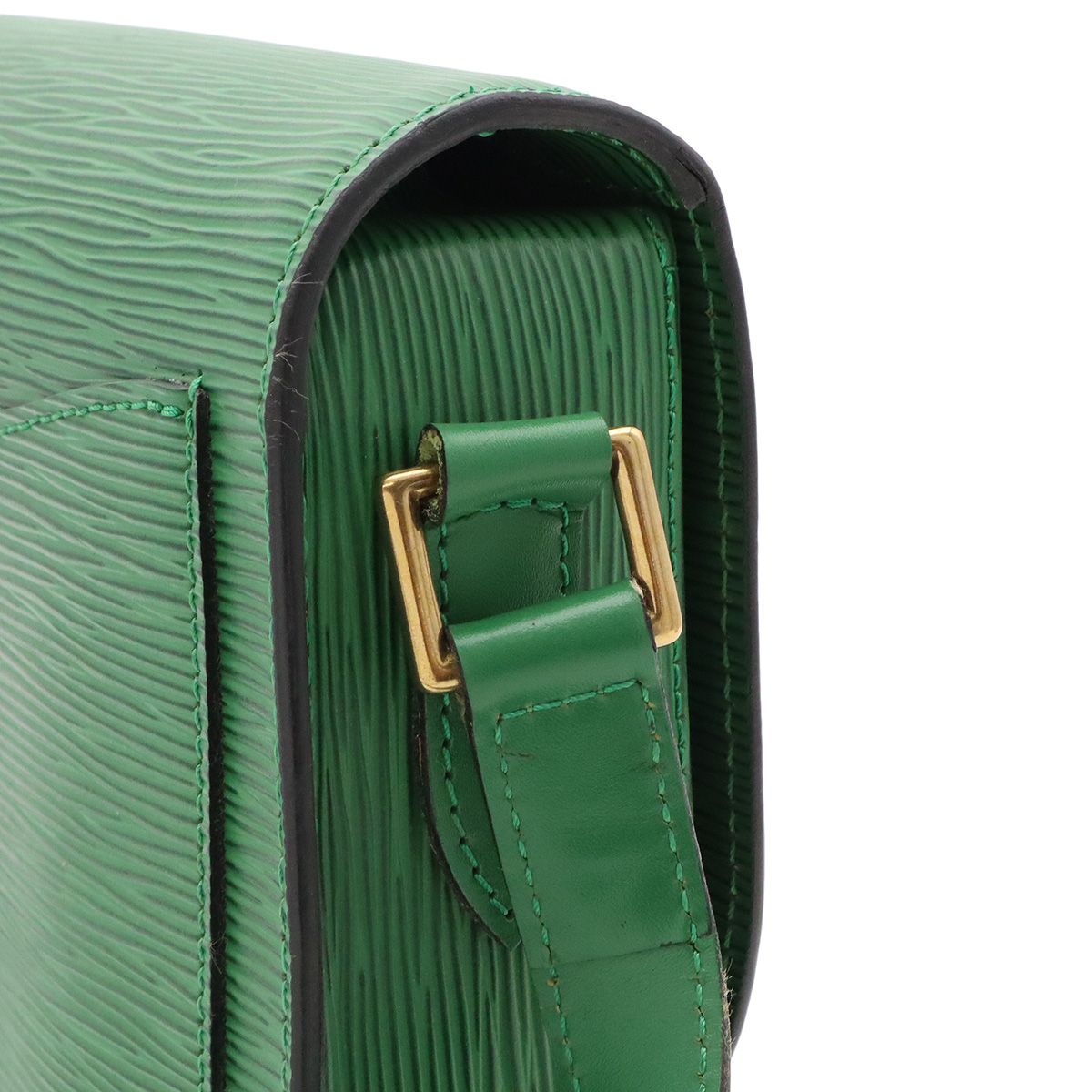 Louis Vuitton Epi Saint-cloud GM Shoulder Bag Crossbody Green — view 6
