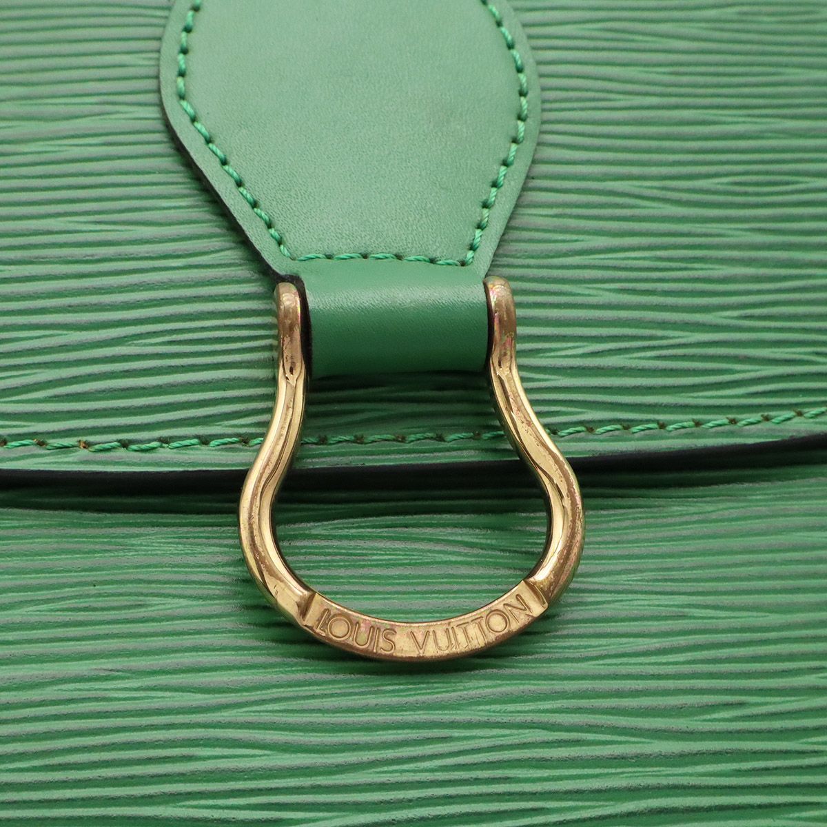 Louis Vuitton Epi Saint-cloud GM Shoulder Bag Crossbody Green — view 5