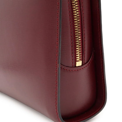Cartier Must Line Clutch Leather Bordeaux Red Gold — view 6