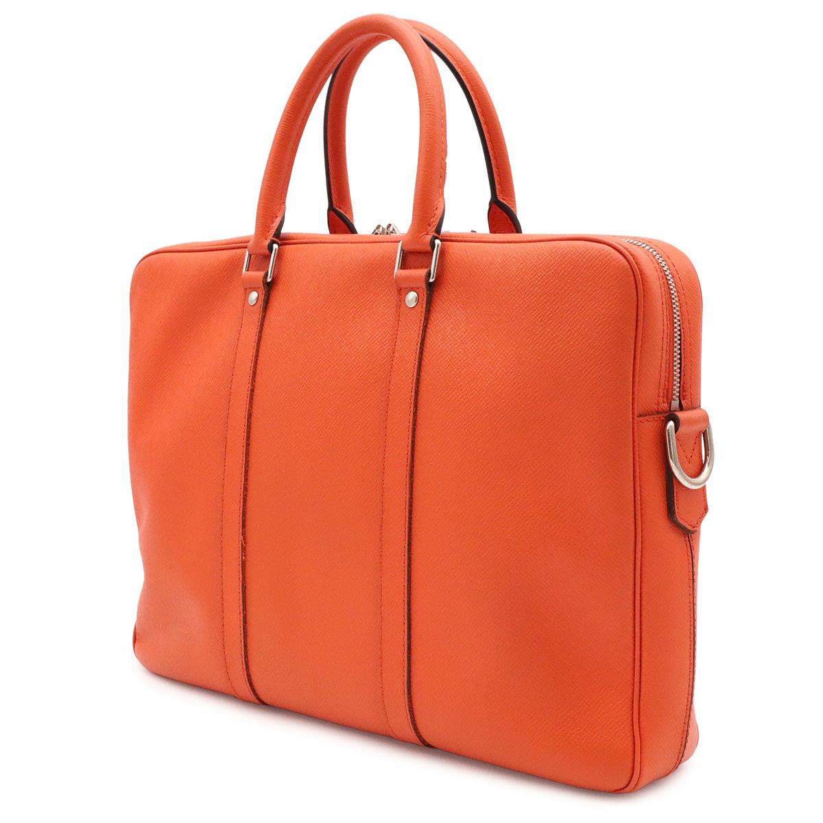 Louis Vuitton Taiga PDV Porte Documents Voyage PM Business Bag Orange — view 2