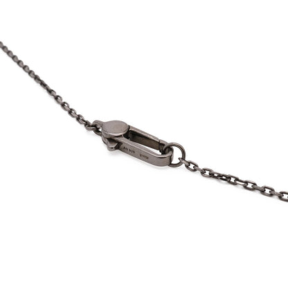 Gucci G Motif Cross Pendant Gunmetal Necklace — view 5
