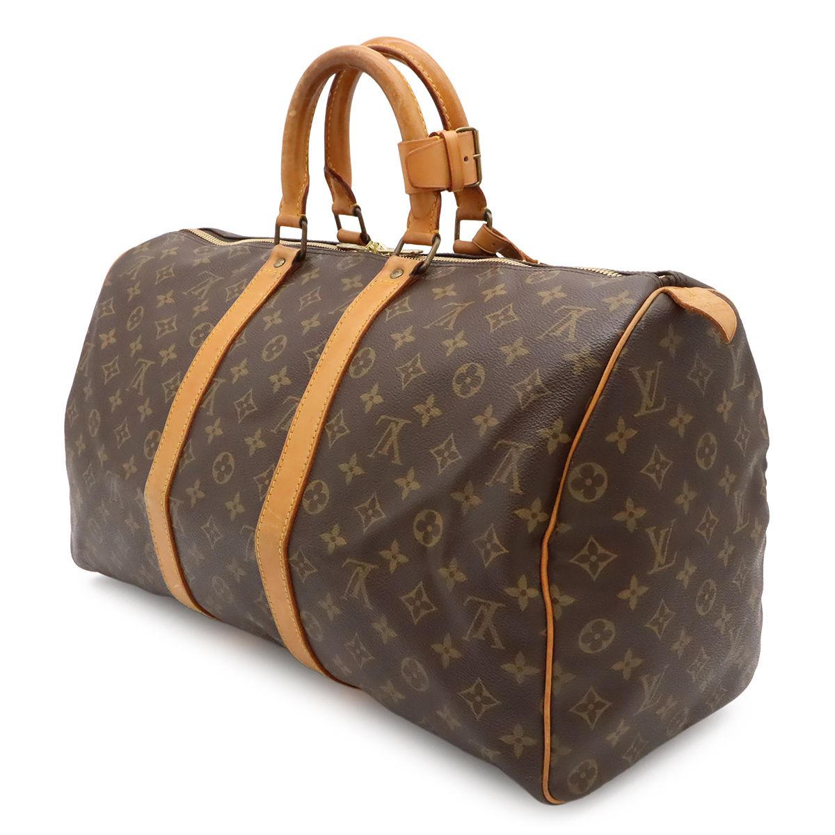 Louis Vuitton Monogram Keepall 45 Boston Bag Purse — view 2