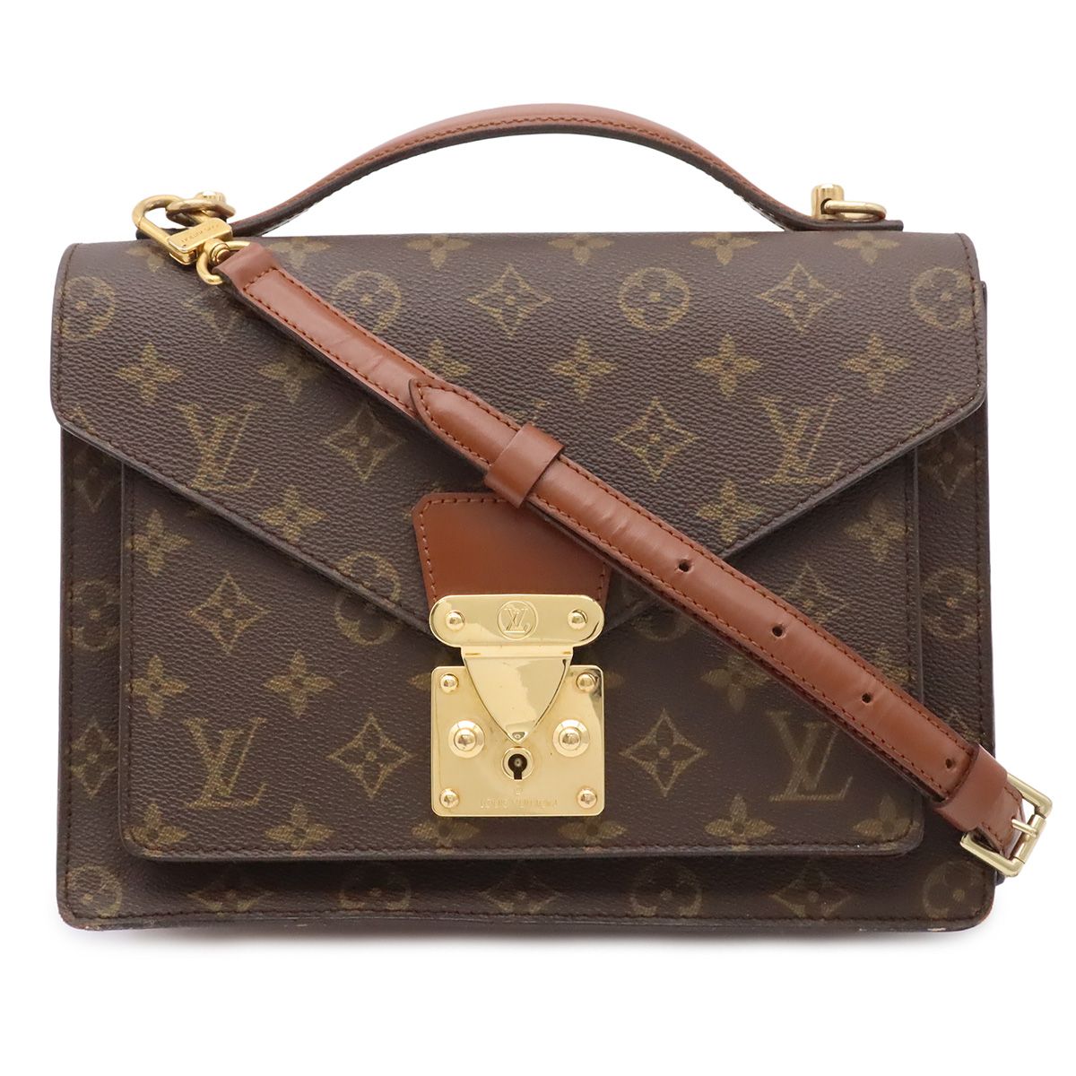 Louis Vuitton Monogram Monceau 26 Clutch 2-Way