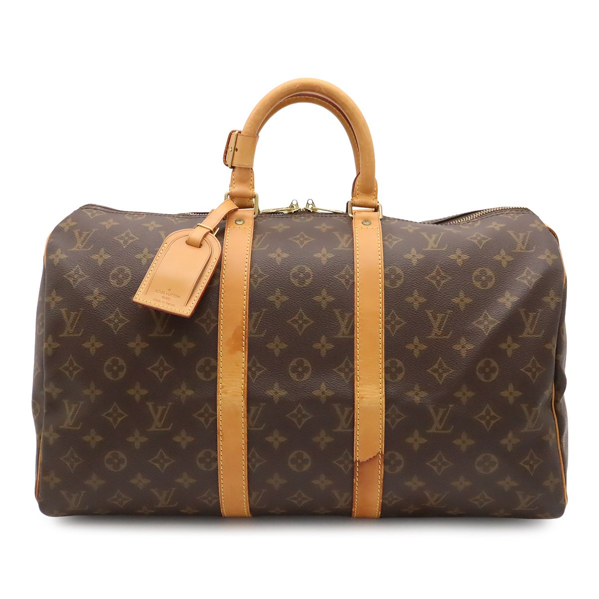 Louis Vuitton Monogram Keepall 45 Boston Bag Purse