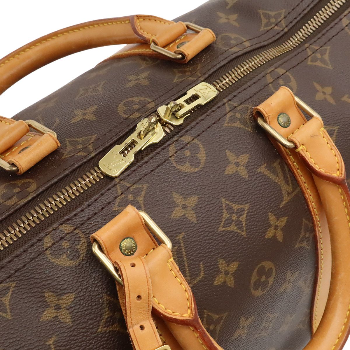 Louis Vuitton Monogram Keepall 45 Boston Bag Purse — view 5
