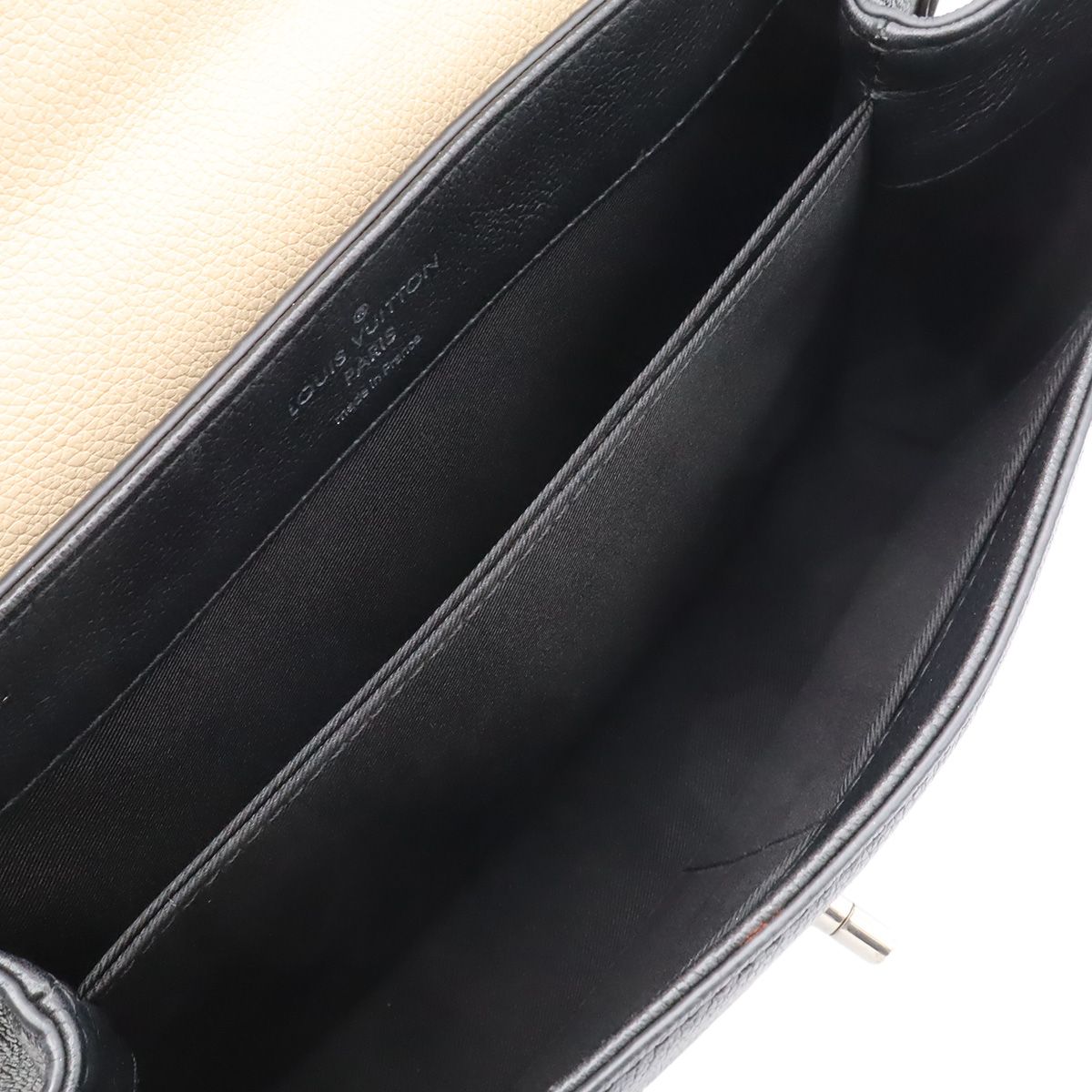 Louis Vuitton Lockme Cartable 2-Way Shoulder Bag Leather Vanille Noir Beige — view 7