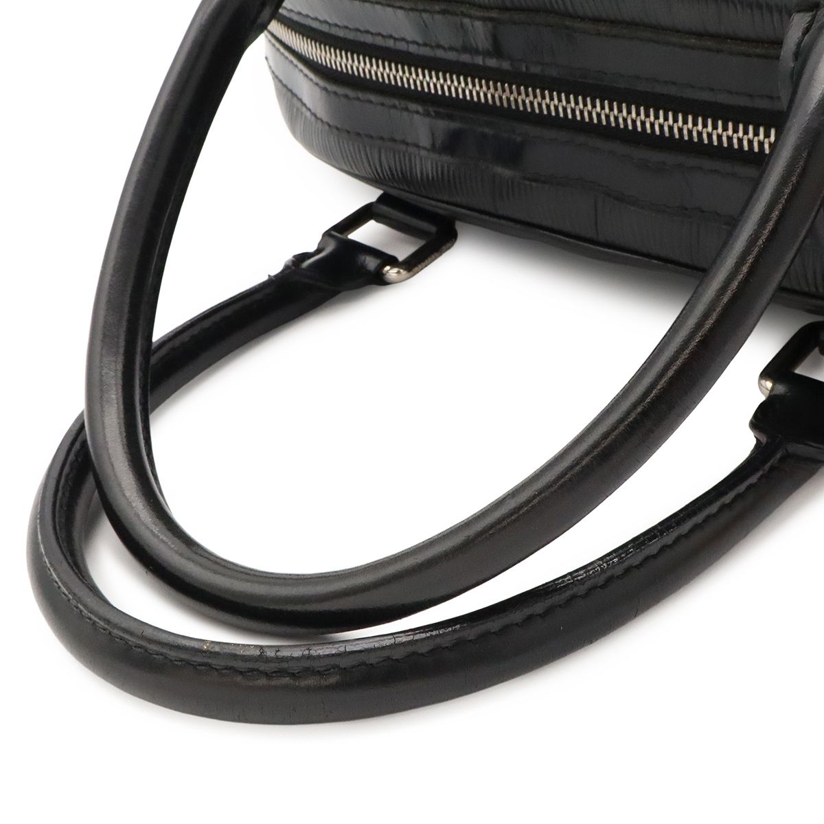 Louis Vuitton Epi Bowling Montaigne PM Mini Boston Bag Leather Noir Black — view 3