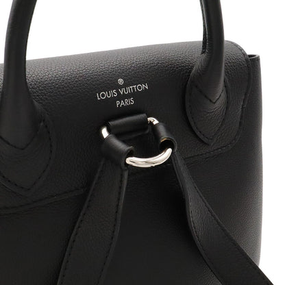 Louis Vuitton Lockme Backpack Turnlock Calfskin Noir Black Silver — view 6