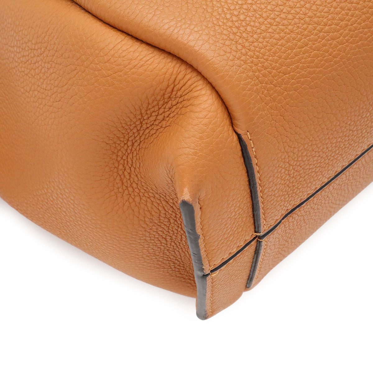Loewe Flamenco Knot Tote Small Shoulder Calfskin Brown — view 3