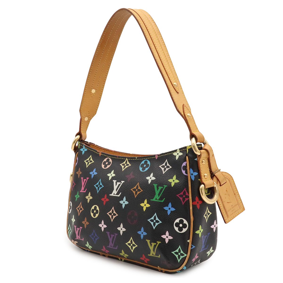 Louis Vuitton Monogram Multicolor Lodge PM Shoulder Bag Noir Black — view 2