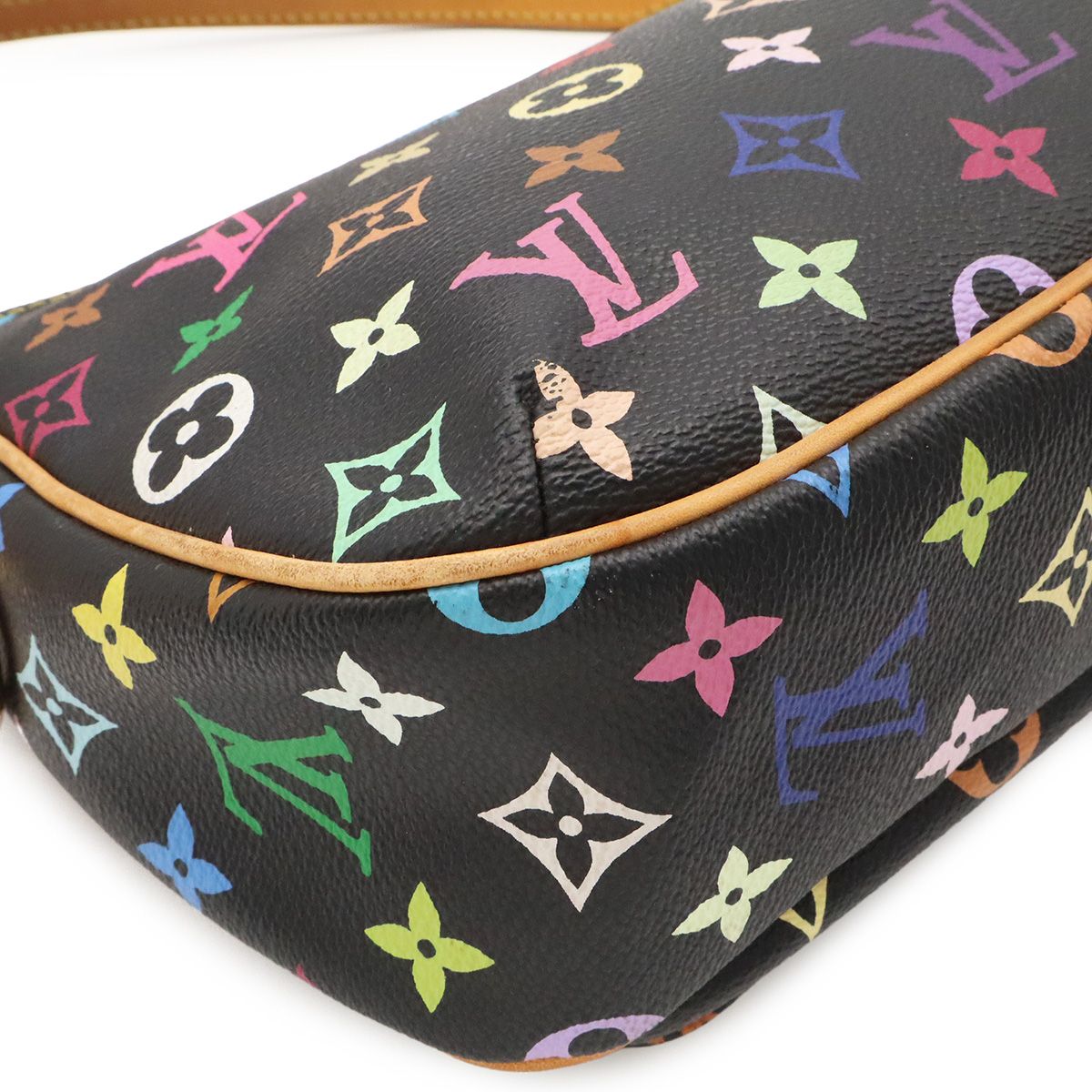 Louis Vuitton Monogram Multicolor Lodge PM Shoulder Bag Noir Black — view 3