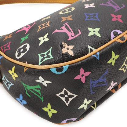 Louis Vuitton Monogram Multicolor Lodge PM Shoulder Bag Noir Black — view 3