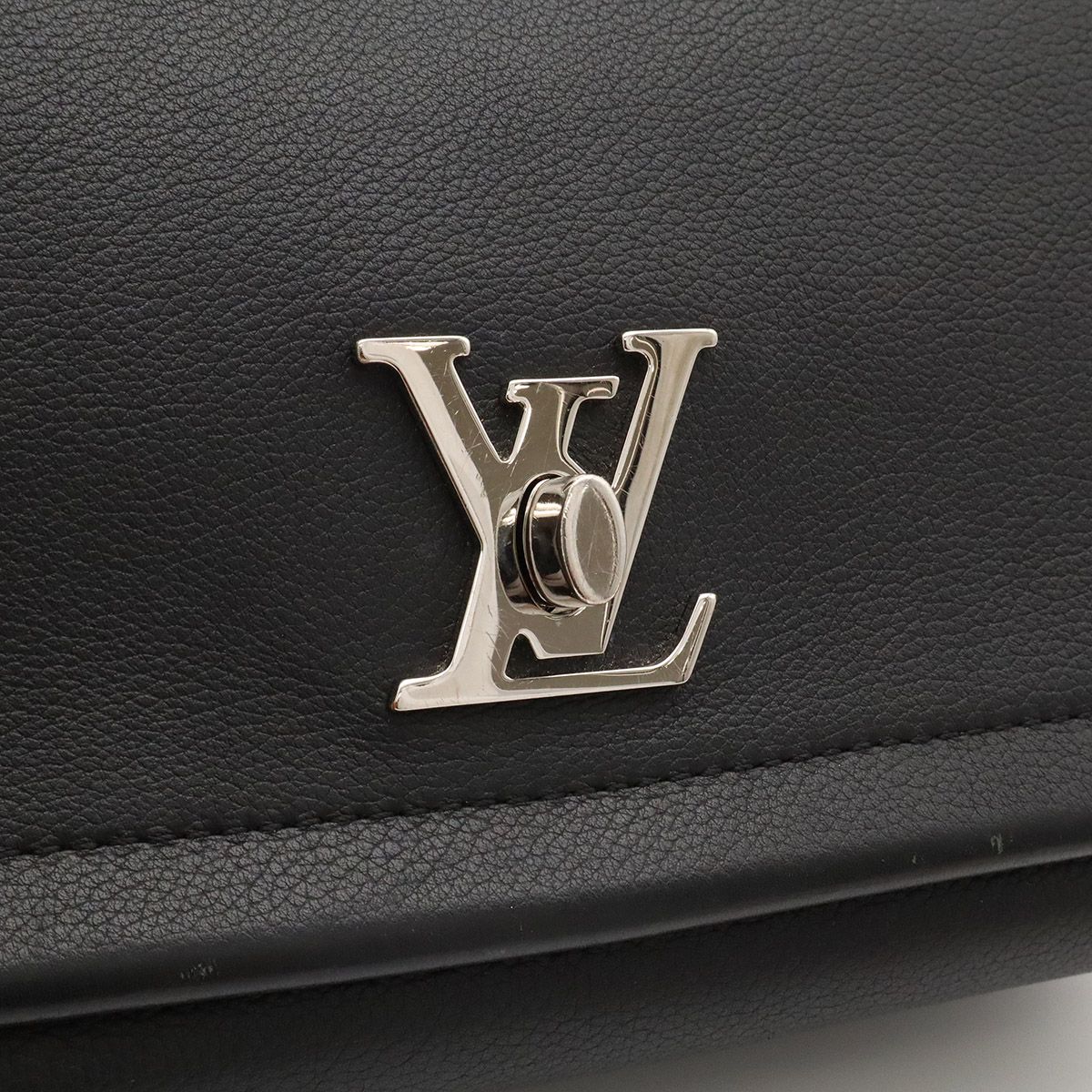 Louis Vuitton Lockme II 2 BB Shoulder Bag 2-Way Chain Handle Noir Black — view 6