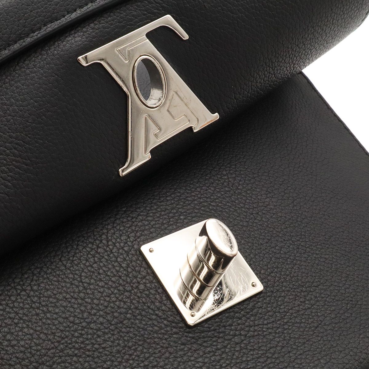 Louis Vuitton Lockme II 2 BB Shoulder Bag 2-Way Chain Handle Noir Black — view 7