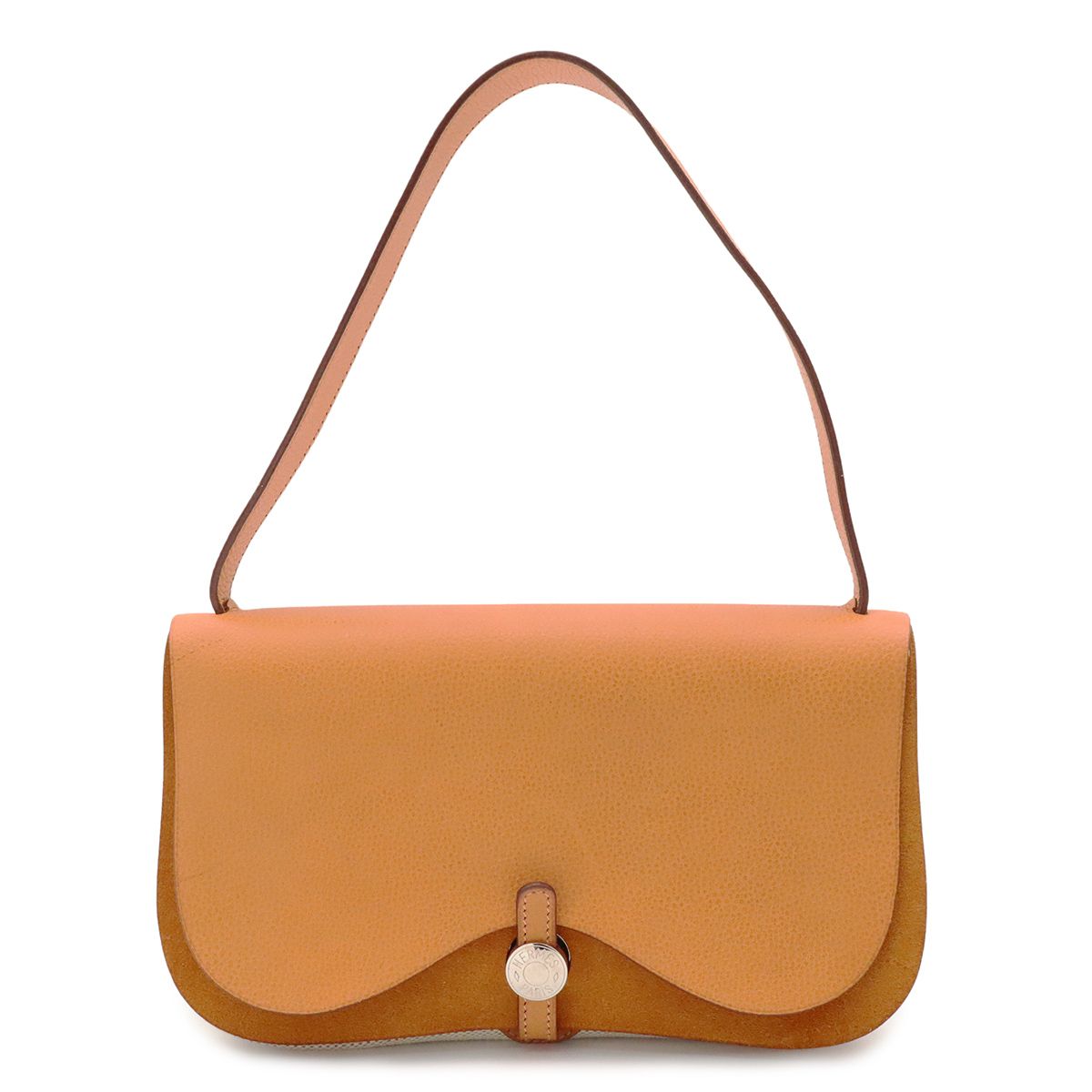 Hermes Sac Colorado PM Shoulder Bag Toile H Leather Ivory Brown