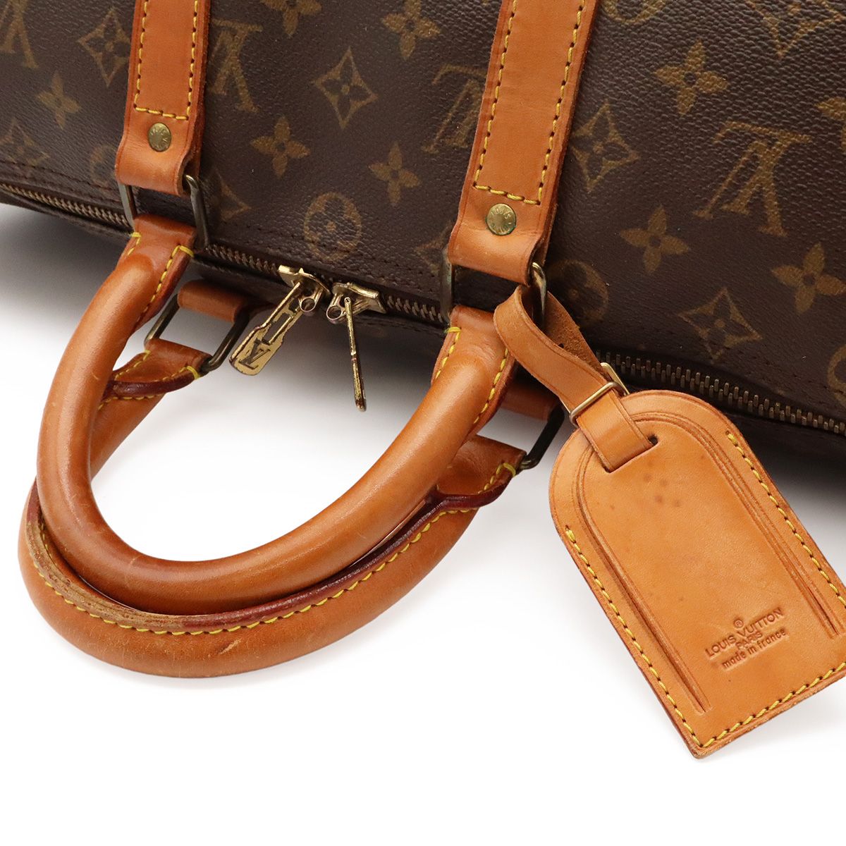 Louis Vuitton Monogram Keepall Bandouliere 45 Boston Bag Purse 2-Way — view 4