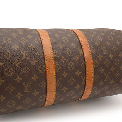 Louis Vuitton Monogram Keepall Bandouliere 45 Boston Bag Purse 2-Way — view 8