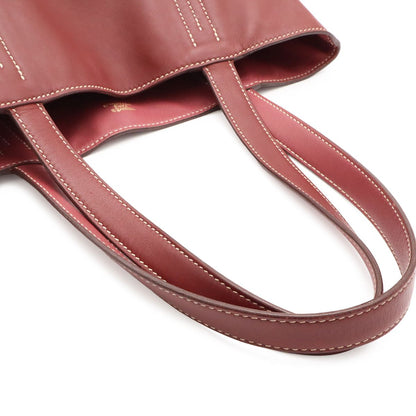 Hermes Double Sens 28 Tote Reversible Veau Sikkim Leather Rouge Ash — view 4