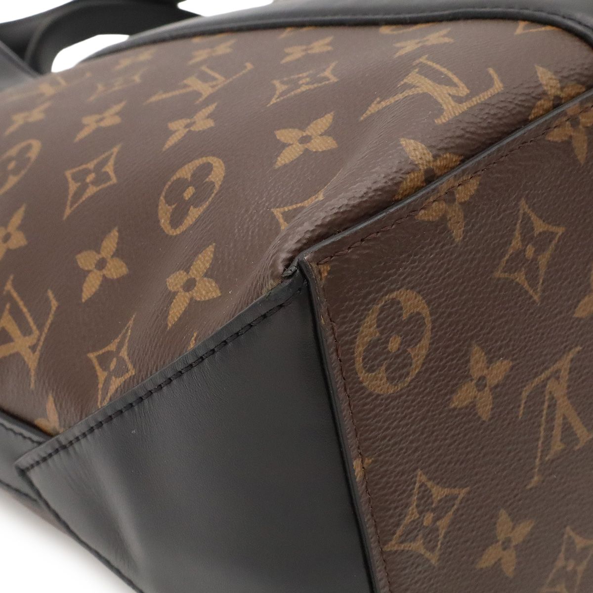 Louis Vuitton Monogram Macassar Weekend Tote PM 2-Way Shoulder Bag — view 3