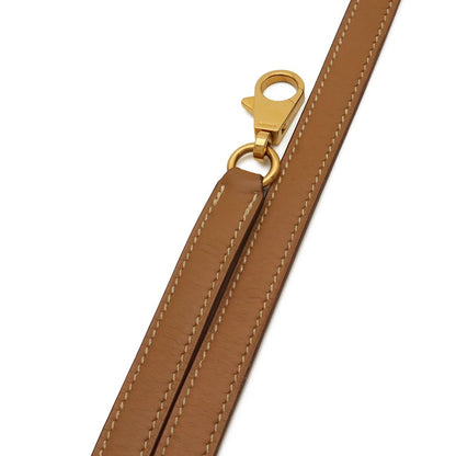 Hermes Bolide 35 2-Way Shoulder Bag Leather Brown Gold — view 5