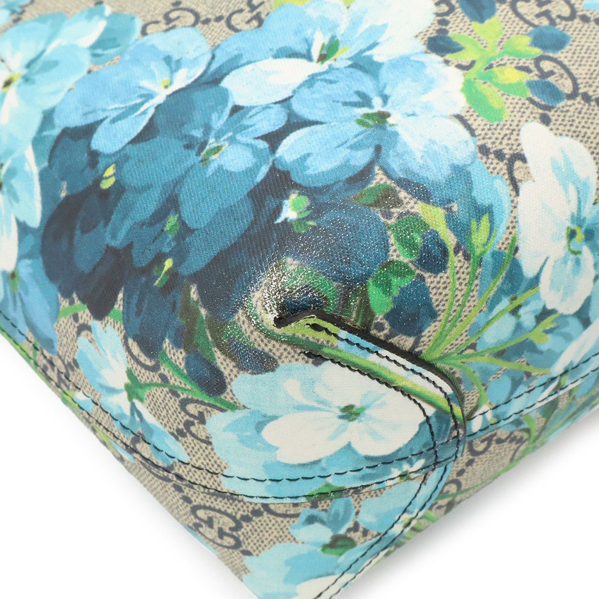 Gucci GG Blooms Supreme Reversible Tote Shoulder Bag Floral Pattern Flower — view 3