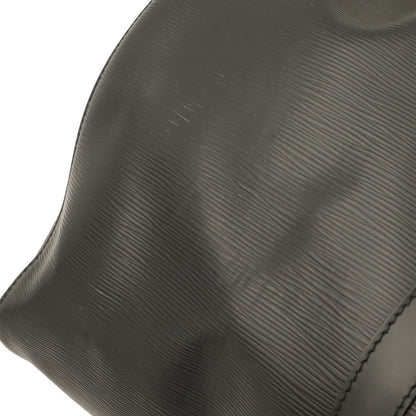 Louis Vuitton Epi Keepall 55 Boston Bag Purse Leather Noir Black — view 5