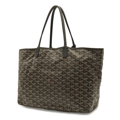 Goyard Saint Louis PM Tote Shoulder Bag Leather Black White — view 2