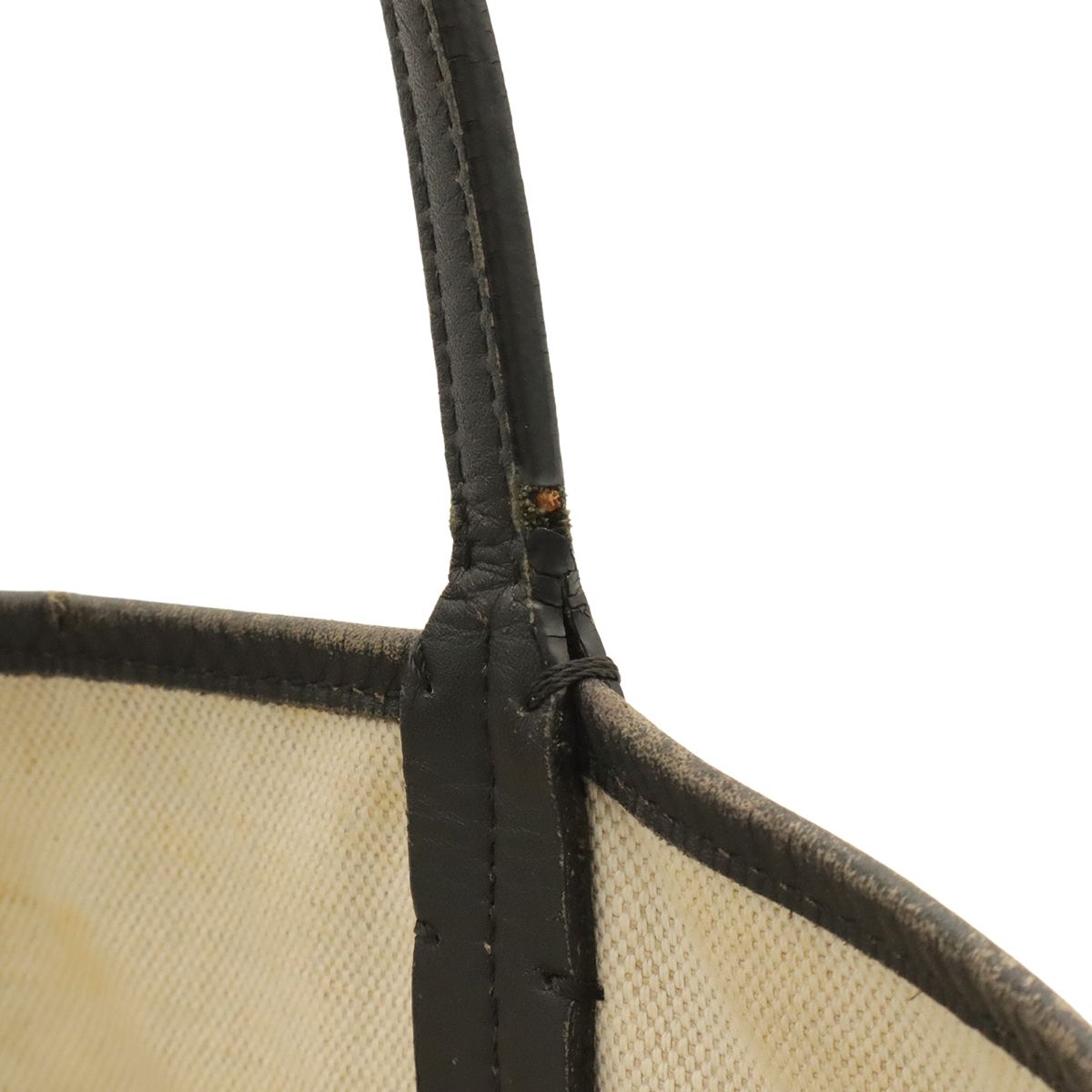 Goyard Saint Louis PM Tote Shoulder Bag Leather Black White — view 5