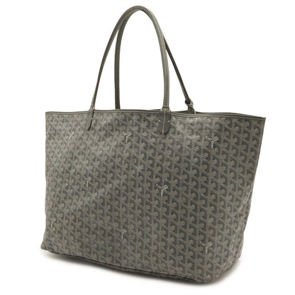 Goyard Saint Louis GM Tote Large Shoulder Bag Leather Gray White — view 2