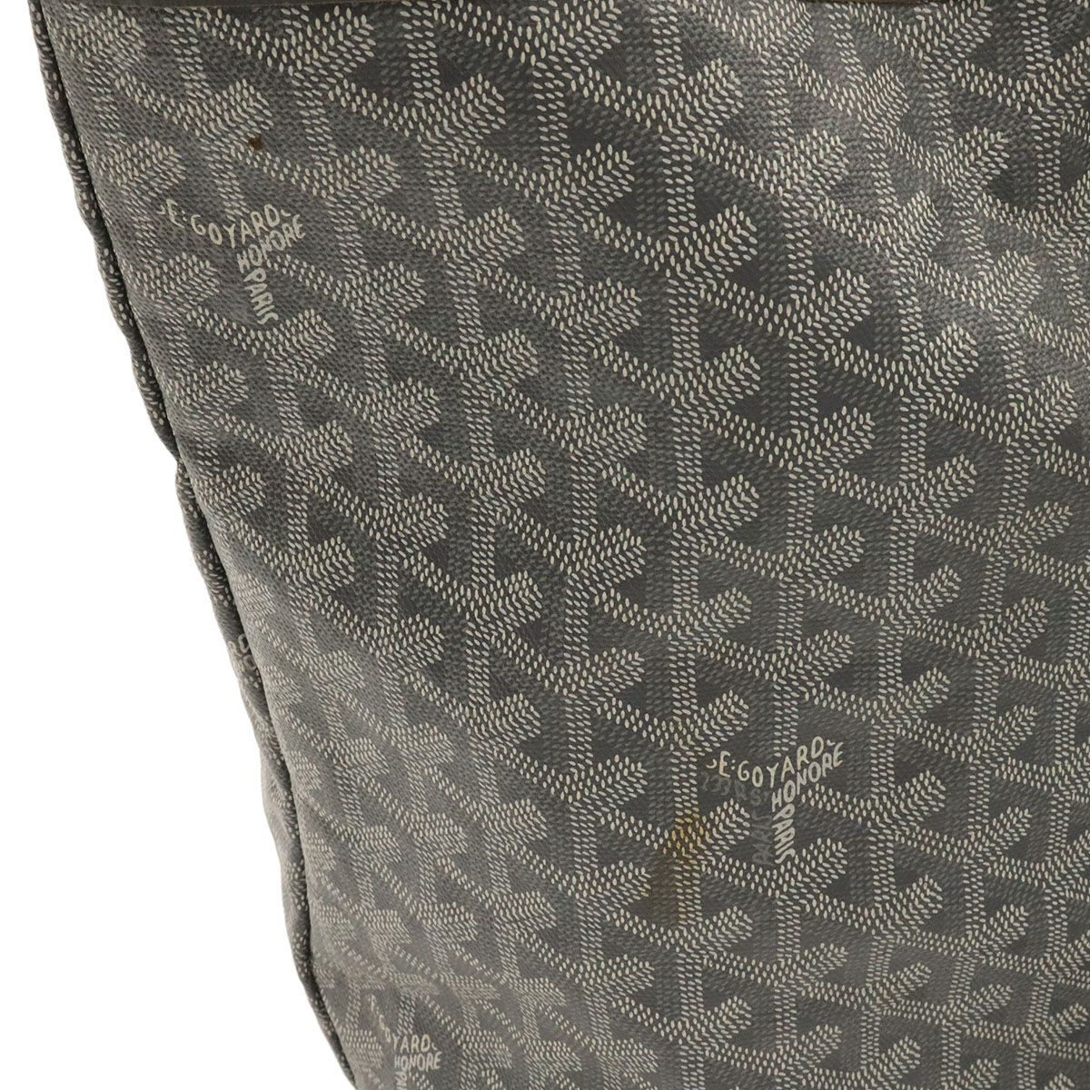 Goyard Saint Louis GM Tote Large Shoulder Bag Leather Gray White — view 5