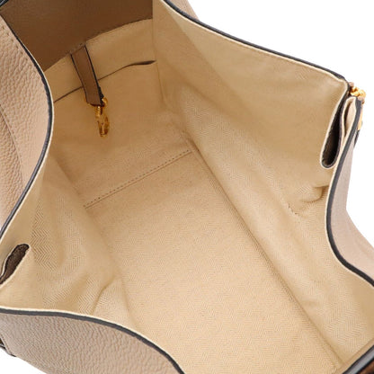 Loewe Hammock Small 2-Way Shoulder Bag Crossbody Leather Greige Gold — view 7