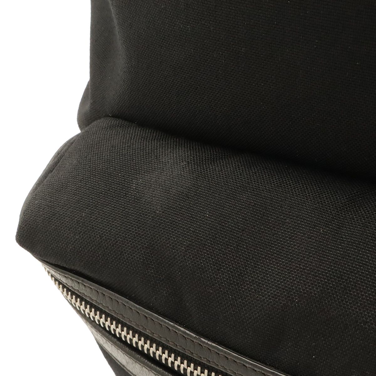Saint Laurent Paris YSL Backpack Canvas Leather Black — view 4