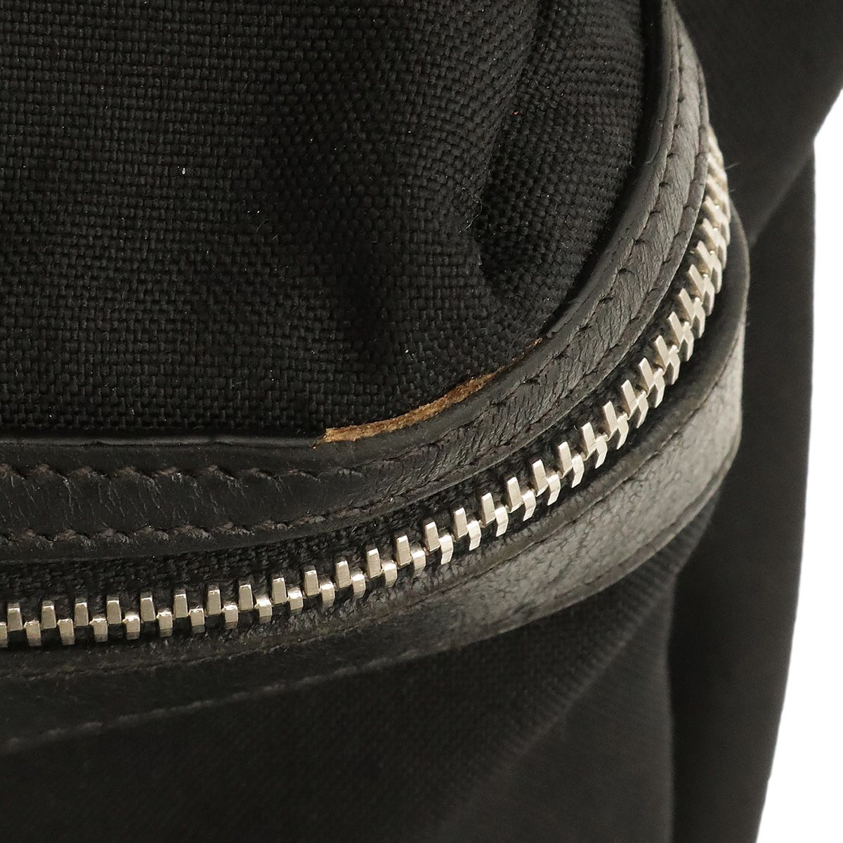 Saint Laurent Paris YSL Backpack Canvas Leather Black — view 5