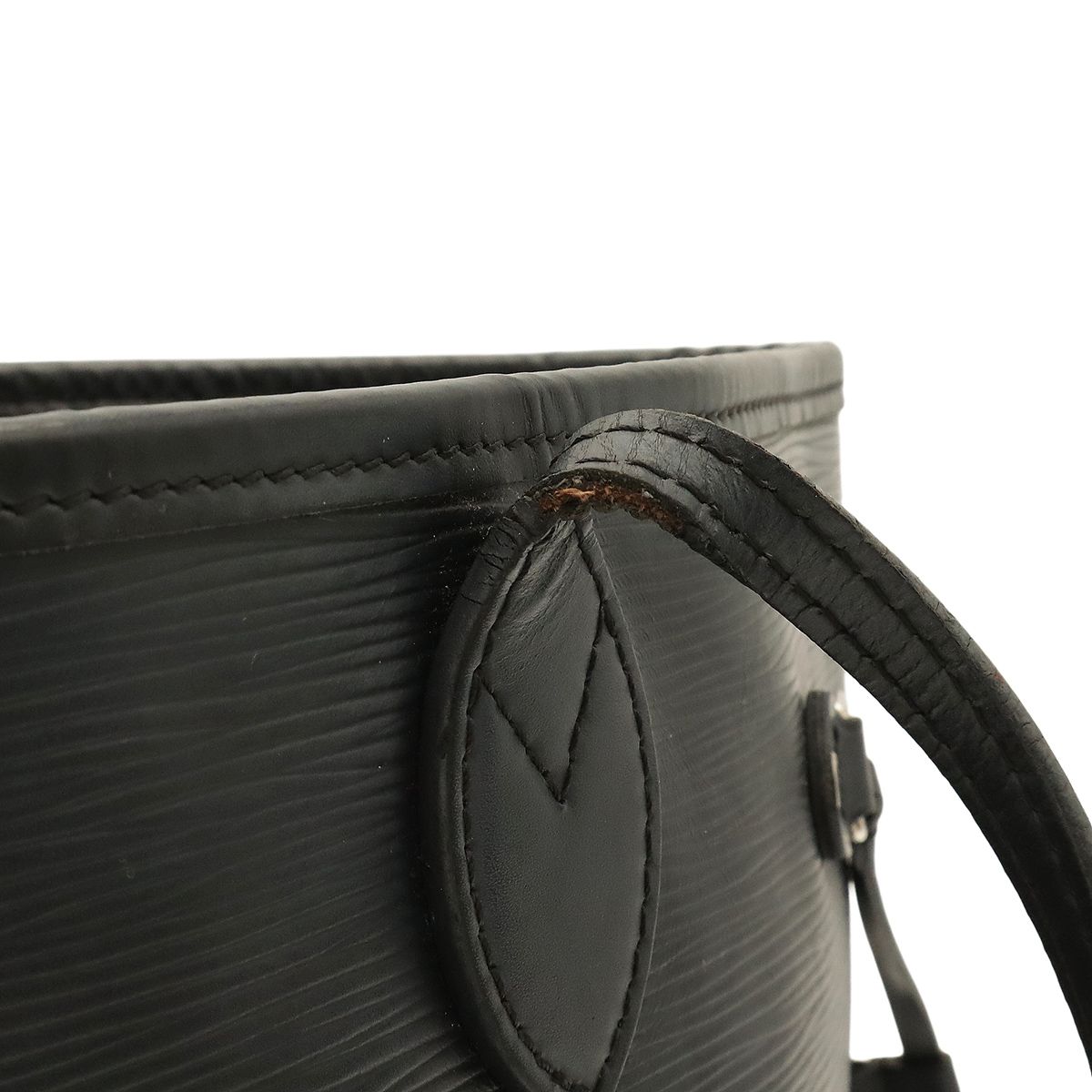Louis Vuitton Epi Neverfull MM Tote Shoulder Bag Leather Noir Black — view 6