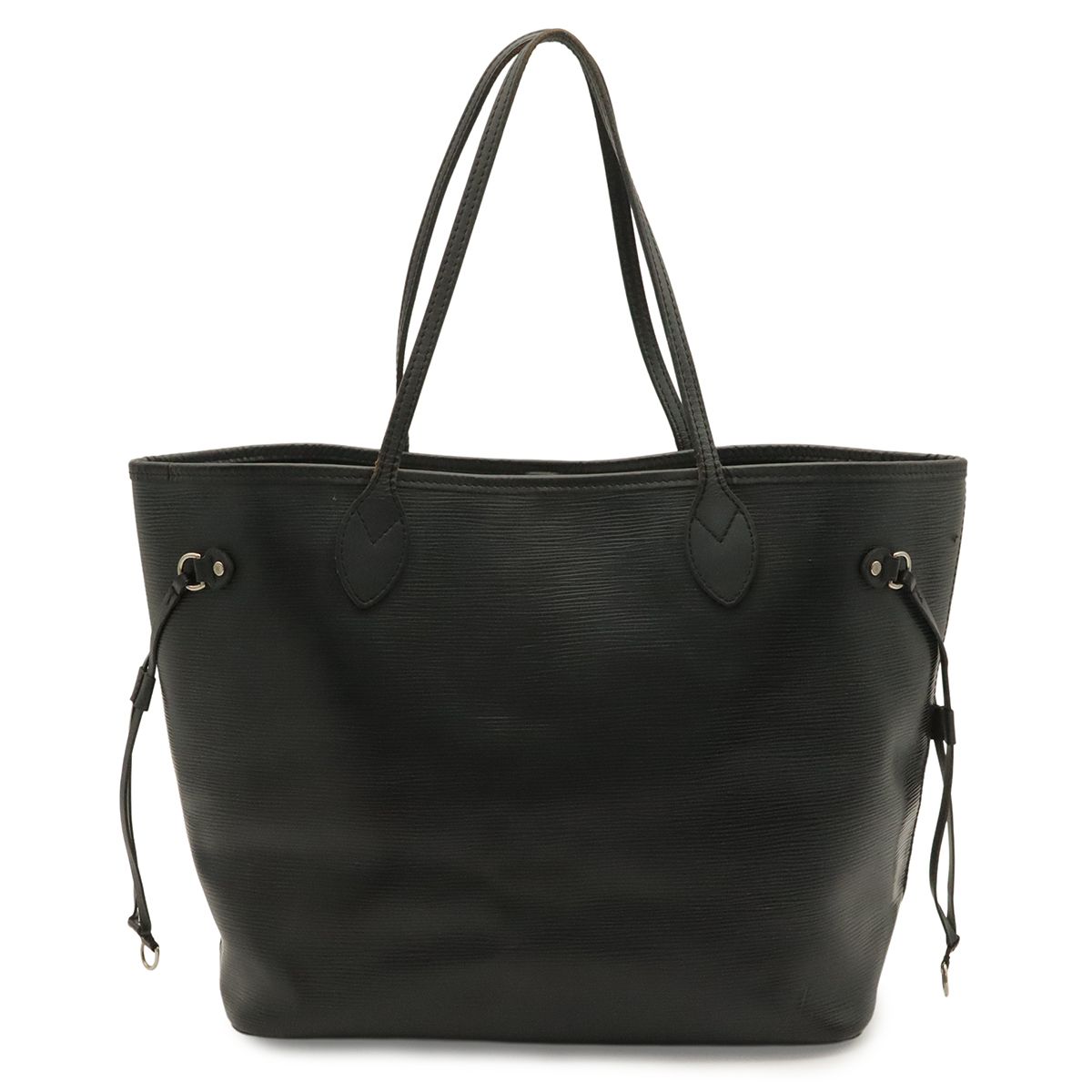 Louis Vuitton Epi Neverfull MM Tote Shoulder Bag Leather Noir Black