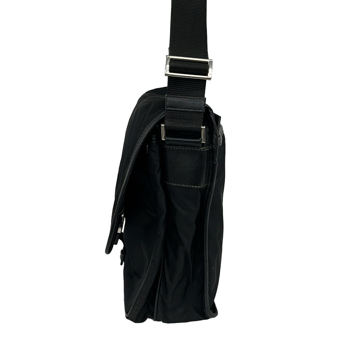 Prada Shoulder Bag Black Leather — view 4