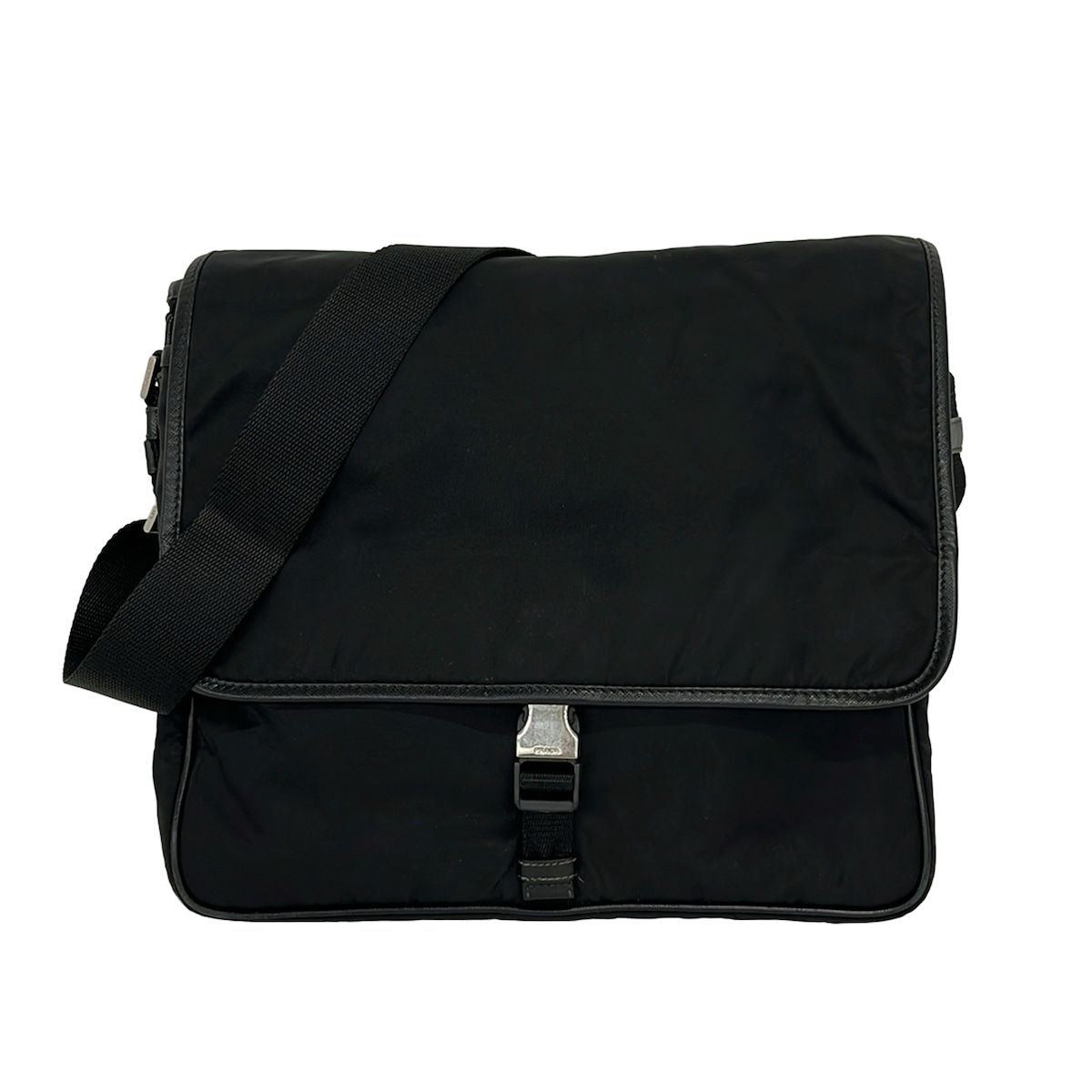 Prada Shoulder Bag Black Leather