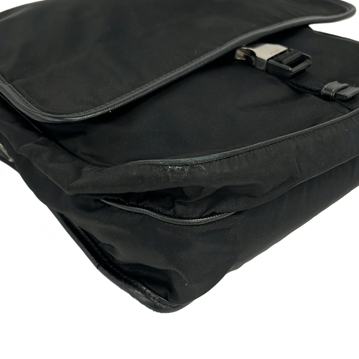 Prada Shoulder Bag Black Leather — view 6