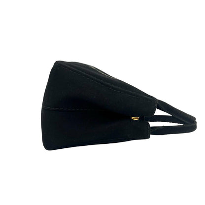 Prada Canapa Logo Canvas 2-Way Shoulder Bag Mini Tote Black — view 6