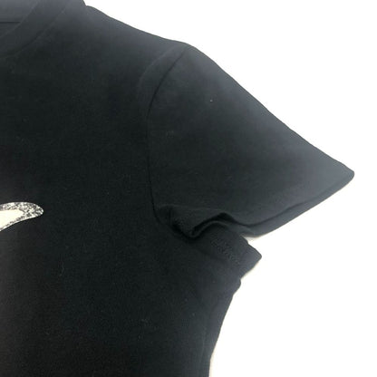 Loewe Short Sleeve T-Shirt Satellite Motif Cotton Black — view 7