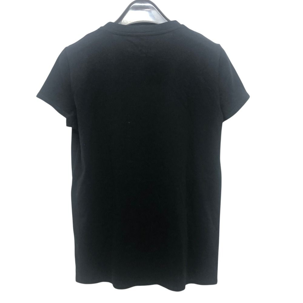 Loewe Short Sleeve T-Shirt Satellite Motif Cotton Black — view 2