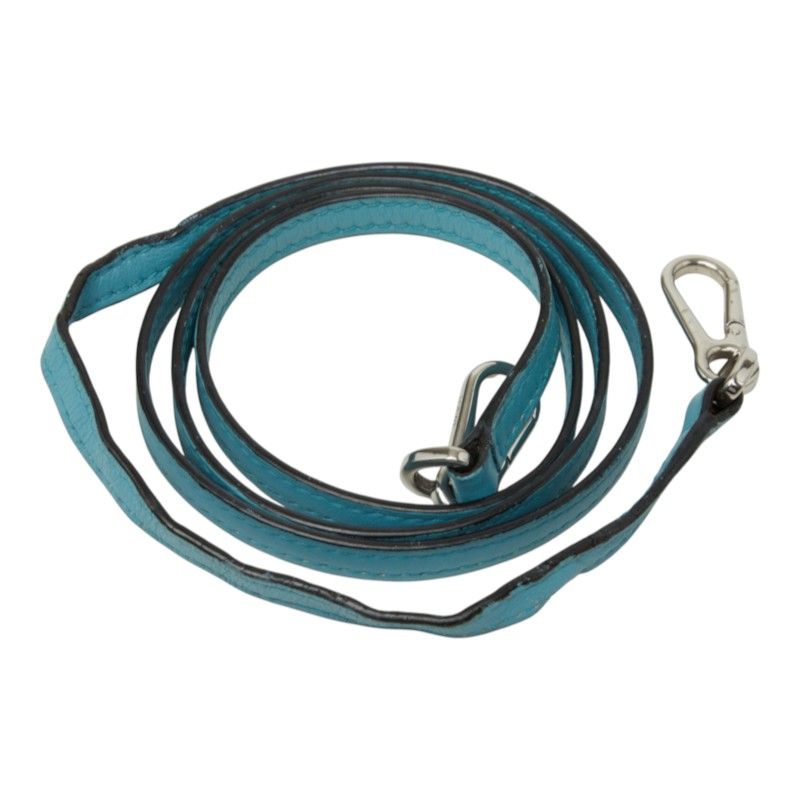 Loewe Puzzle Mini Crossbody Shoulder Bag 2-Way Light Blue Leather — view 8