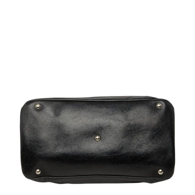 Miu Miu Vitello Shoulder Bag 2-Way Black Leather — view 3