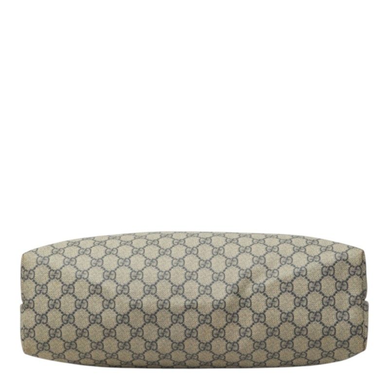 Gucci GG Supreme Tote Gray Leather — view 3