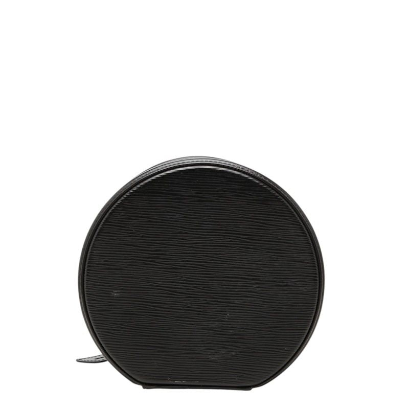 Louis Vuitton Epi Cannes Vanity Bag Handbag Noir Black Leather — view 3