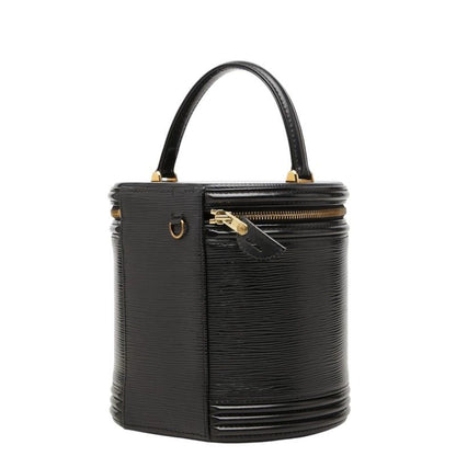 Louis Vuitton Epi Cannes Vanity Bag Handbag Noir Black Leather — view 2
