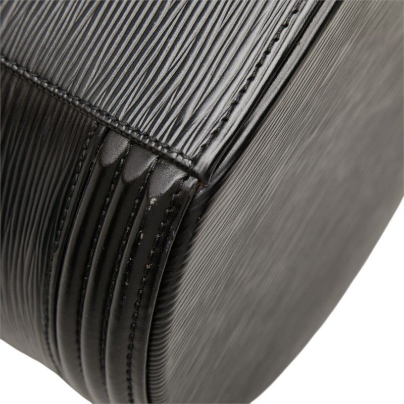 Louis Vuitton Epi Cannes Vanity Bag Handbag Noir Black Leather — view 7