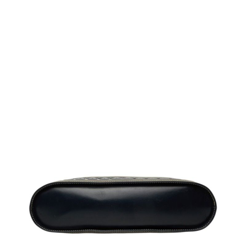 Saint Laurent Cutout 2-Way Shoulder Bag Navy Leather — view 3