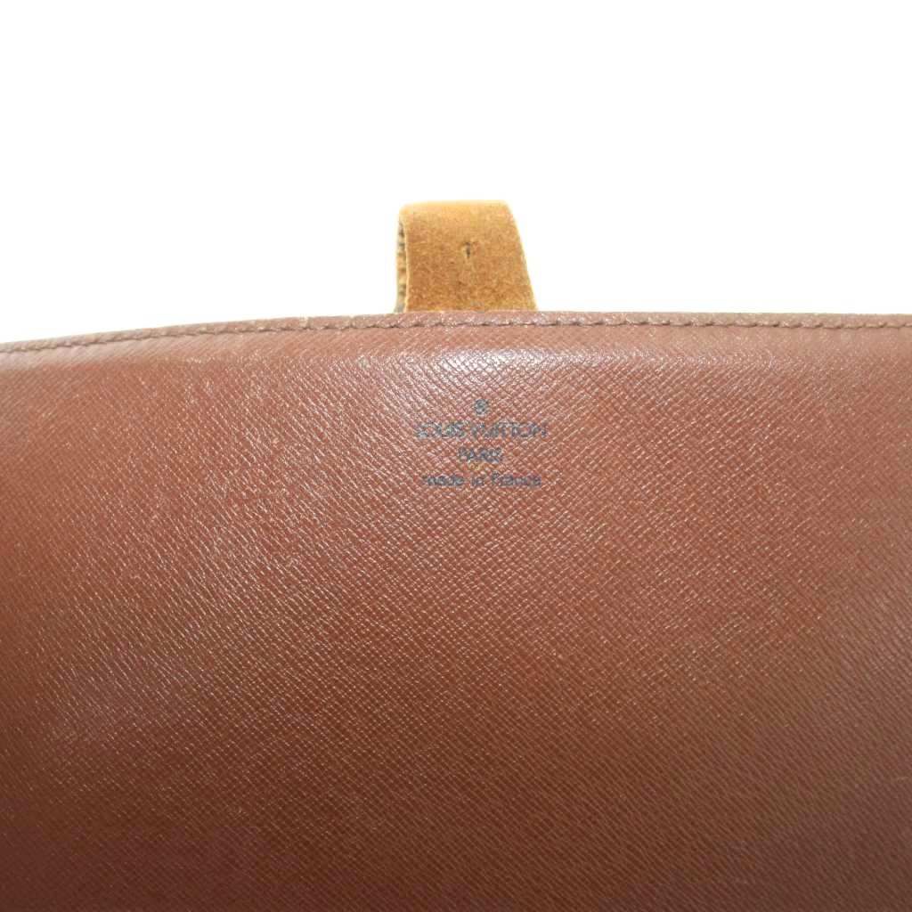 Louis Vuitton Monogram Cartouchiere GM Shoulder Bag Crossbody Leather Logo Brown — view 5